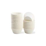 Aesco Takribi 100 Adet Büyük Boy Beyaz Muffin Kek Kalıbı 50X40 Mm, Cupcake Kağıdı, Brownie Kalıbı