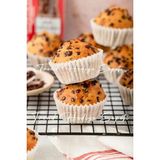Aesco Takribi 100 Adet Orta Boy Beyaz Muffin Kek Kalıbı 40X30 Mm, Cupcake Kağıdı, Brownie Kalıbı