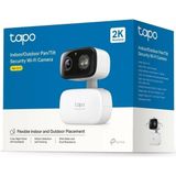 Aesco Tapo C216 | Iç ve Dış Mekan Wi-Fi Güvenlik Kamerası | 2k 3mp Netlik | 360° Pan/tilt Hareketli | Renkli Gece Görüşü | Aı Bebek Ağlaması ve Kişi Algılama | Akıllı Takip | Bulut/sd Kart Depolama