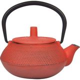 Aesco Taşev Bambum Linden - Sümbül Döküm Demlik 300 ml Kirmizi - 0002 - Beyaz