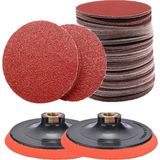 Aesco Telvesse Cırt Zımpara Seti 115 mm 152 Parça 40-320 Kum - Ahşap