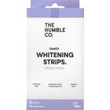 Aesco The Humble Co. Diş Beyazlatma Bandı Nane Teeth Whitening Strips - Fresh Mint (28 Strips) Peroksit Içermez –dişlere ve Diş Etlerine Karşı Nazik, Hidroksiapatit ile Güçlendirilmiş - 0-Koyu Mavi - 1 Adet