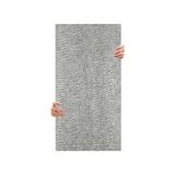 Aesco Tink 3D Kendinden Yapışkanlı Duvar Kağıdı Yeni Nesil Akustik Keçe Panel Desenli 52X98 cm (Açık Gri, 10 Adet 5 M²)