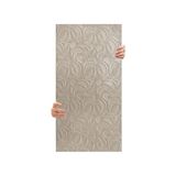 Aesco Tink 3D Kendinden Yapışkanlı Duvar Kağıdı Yeni Nesil Akustik Keçe Panel Modern Desen 52X98 cm (Açık Gri, 2 Adet 1 M²)
