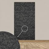 Aesco Tink 3D Kendinden Yapışkanlı Duvar Kağıdı Yeni Nesil Akustik Keçe Panel Modern Desen 52X98 cm (Koyu Gri, 10 Adet 5 M²)