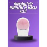 Aesco Titreşimli Yüz Masaj Aleti Titreşimli Makyaj Temizleme Cihazı - Lisinya