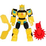 Aesco Transformers Mixmashers Bumblebee Özel Karıştır ve Eşleştir Aksiyon Figürü ve Aksesuarları, 12 cm Ölçekli (12 Cm) 4 Yaş ve Üzeri Çocuklar Için Robot Oyuncakları - (DipCamo)Charcoal-White