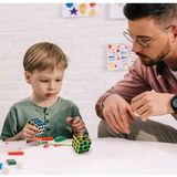 Aesco Türkiye Karbon Fiber 3X3X3 Profesyonel Hız Küpü, 6+ Yaş, Zeka Geliştirici Eğitici Oyuncak, Rubik Sabır Küpü