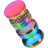 Aesco Valkyrie 63 mm 4 Katmanlı Mıknatıslı Çinko Alaşım Herbal Grinder Baharat Bitki Ot Tütün Öğütücü Renkli - 0,2 kg