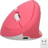 Aesco Valkyrie Y08 Dikey Kablosuz 2.4g Sessiz Şarjlı 6 Tuşlu Vertical Mouse 1600DPI 400MAH Pembe - Adaçayı