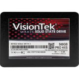 Aesco Visiontek 500 GB Pro Hxs 7 mm 2,5 Inç Sata Iıı Dahili Katı Hal Sürücüsü Masaüstü Bilgisayarlar, Dizüstü Bilgisayarlar ve Mac Sistemleri Için 3D Tlc Nand Teknolojisine Sahip (901310)
