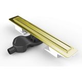 Aesco Vitra V-Flow Elegant 5701210 Duş Kanalı Yandan Çıkışlı 60 cm DK100 Parlak Altın