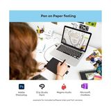 Aesco Wacom One CTL-472-N Creative Pen Çizim Tableti, Usb, 3600 W, Baskıya Duyarlı Kalem, Siyah