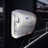 Aesco Wespa Kağıt Havlu Dispenseri, Gri Plastik, Duvar Montajlı, Profesyonel Banyo ve Tuvalet Için - Ahşap