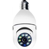 Aesco Wifi Kontrollü Hd Çözünürlüklü Gece Görüşlü Çift Işıklı Hareket Sensörlü Ip Güvenlik Kamerası