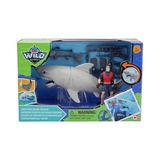 Aesco Wild Quest Köpekbalığı Oyun Seti 22 cm Okyanus Köpekbalığı 10 cm Hareketli Dalgıç Figürü Küçük Balık ve Su Altı Keşif Aksesuarlı Çocuk Rol ve Aksiyon Oyuncak Seti