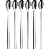 Aesco Wmf Nuova 6 Parça Uzun Kaşık Seti, 22 Cm, Latte Macchiato, Kokteyl ve Tatlı Kaşığı, Cromargan® Yüksek Kaliteli Parlak Paslanmaz Çelik, Bulaşık Makinesinde Yıkanabilir - 0 - 249 ml
