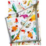 Aesco Yorni Zoo Su Geçirmez Yer/masa Örtüsü, 145X300CM, DIKDÖRTGEN,%100 Polyester, Aktivite, Yemek ve Oyun Için, Doğa Dostu ve Çevreci - 1 cm