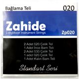 Aesco Zahide ZP20 Uzun Saz Teli Takım 0.20 Uzun Sap Bağlama Teli 2 Ad - 3 Renk Sunburst