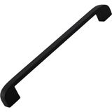 Aesco Zehra Kulp 224 mm Siyah Metal Mutfak Mobilya Çekmece Mutfak Dolap Dolabı Kulpları Kapak Kulbu 22.4 cm - 00-Siyah - Beyaz