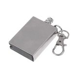 Aesco Zippo Benziniyle Çalışan Sonsuz Metal Kibrit & Anahtarlık