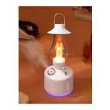 AET Ultrasonik Hava Nemlendirici Vintage Şarjlı Led Işıklı Buhar Makinesi Aroma Difüzör 280ML