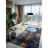 Af Epoxyart 60 cm Çaplı Epoksi Reçine ve Doğal Ağaç Yuvarlak Sehpa - El Yapımı Epoksi ve Ahşap Yan Sehpa - mavi