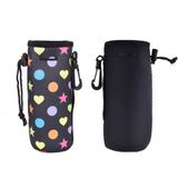 Af-Wan 1 Paket (2) taşınabilir neopren yalıtımlı Water Drink şişe soğutucu Carrier Cover Kılıf Çanta Çanta halter kayış Kid çocuk Kadın Erkek Biker seyahat bisiklet tırmanma için (2 renkli) Siyah