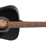 AF510E-BKS Elektro Akustik Gitar, Siyah Satin, Ceram