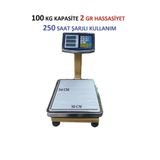 AFCARE - 100 Kg Terazi-2 Gr Hassasiyet-fiyat Hesaplamalı Tartı-uzun Şarj Süresi-2 Yıl Garantili