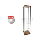 Afe Dekor Camlı Vitrin Dolap 40 x 40 x 175 CM