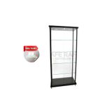 AFE DEKOR Kurulu Teslimat, 30x70x175,Camlı Dolap, Camlı Vitrin, Koleksiyon Dolabı,Gümüşlük