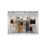 AFE DEKOR Modüler Askılık ve Duvar Raf Sistemi - 280 cm Genişlik - Butik- Mağaza Raf Sistemi