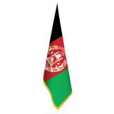 Afganistan Bayrak -Ofis -Makam-Toplantı Odaları - Saçaklı Makam Bayrağı