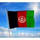 Afganistan Devleti Bayrağı -Afganistan Islam Cumhuriyeti Premium Raşel Kumaş 100X150 cm