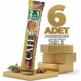 Afia 2si 1 Arada Kahve 6X14 gr - 2'si 1 Arada - 1 L