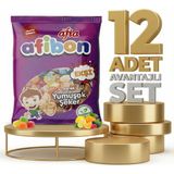 Afia Afibon Ekşi Karışık Meyveli Yumuşak Şeker 12X80 gr - 1 Adet