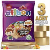 Afia Afibon Ekşi Karışık Meyveli Yumuşak Şeker 3X80 gr - 1 Adet