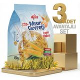 Afia Ballı Ruşeymli Mısır Gevreği 3X450 gr - 1 kg