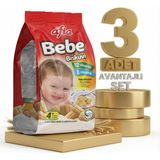Afia Bebe Bisküvisi Vitamin Katkılı 3X150 gr - 1 Adet