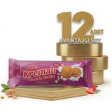 Afia Çilek Kremalı Sandviç Bisküvi 12x60 gr - 1 Adet