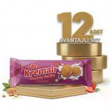 Afia Çilek Kremalı Sandviç Bisküvi 12X60 Gr