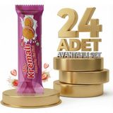 Afia Çilek Kremalı Sandviç Bisküvi 24X60 gr - 1 Adet
