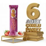 Afia Çilek Kremalı Sandviç Bisküvi 6X60 gr - 1 Adet