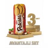 Afia Pekala Kakaolu Fındık Kremalı Sandviç Bisküvi 3X200 Gr