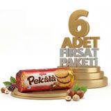 Afia Pekala Kakaolu Fındık Kremalı Sandviç Bisküvi 6x200 Gr - 1 Adet