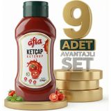Afia Tatlı Ketçap 9X550 gr - 1 Adet