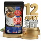 Afia Türk Kahvesi 12X200 gr - 2'si 1 Arada - 1 L