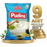 Afia Vanilyalı Puding 9X125 gr