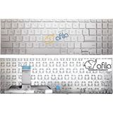 Afila Asus M1502I Serisi Uyumlu Notebook Klavyesi, Laptop Tuş Takımı (Silver, Gri Tr) Işıklı